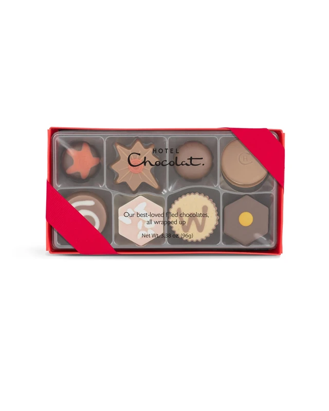 Hotel Chocolat - The Pocket Christmas Selection - 6 Festive & Favourite Chocolates, 96g - Chocolate Box - Christmas Gifts - Gifts For Her And Him