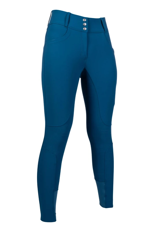 HKM Women's Port Royal Silicone Full seat Riding Breeches, Deep Blue, 24