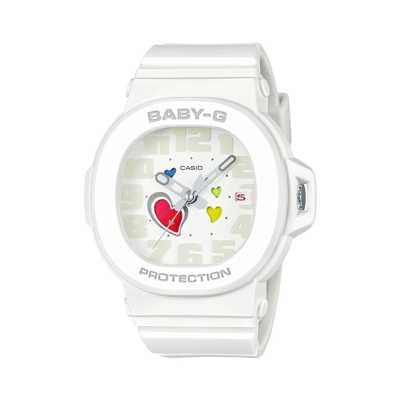 Casio Women Analogue Quartz Watch Baby-G Urban - Playfull Hearts