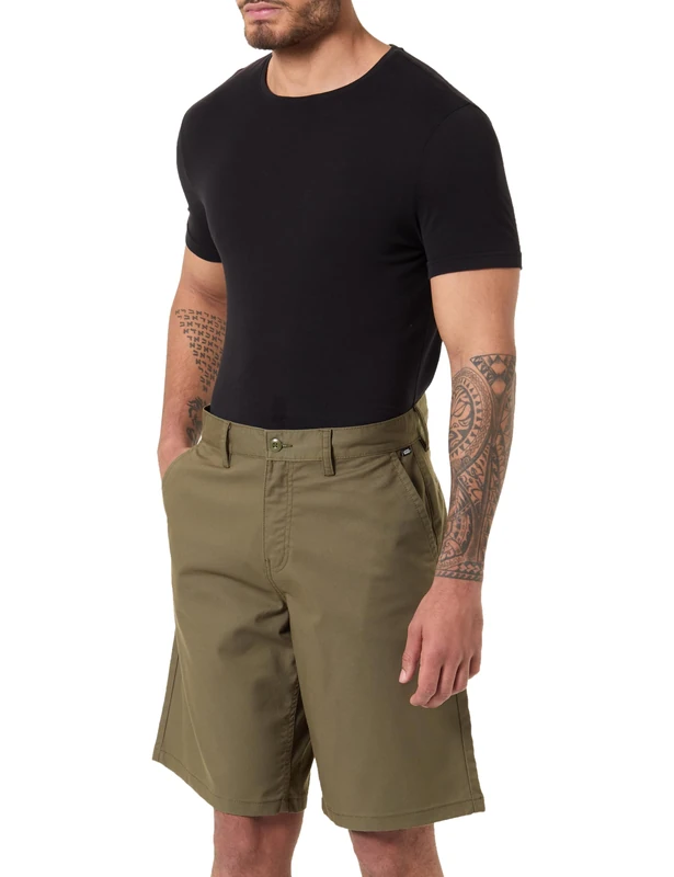 Vans Authentic Chino Loose Shorts, Mossy Olive, 31