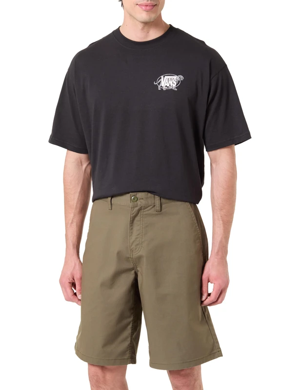 Vans Authentic Chino Loose Shorts, Mossy Olive, 32