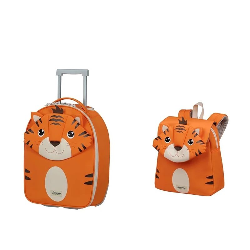 Samsonite Sammies Children's Backpack XS, 45 cm, 23 L & Children's Backpack S, 28 cm, 7.5 L - Tiger Toby Kids Travel Set