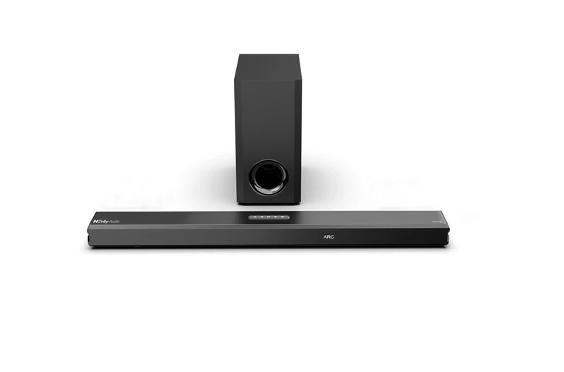 HYE 240W 2.1Ch Soundbar with Subwoofer – Dolby Audio Bluetooth Soundbar, Wired Subwoofer, 2.1 Speakers, HDMI & USB connectivity, Remote Control – Home Cinema Sound System - Black - 21DSB16012