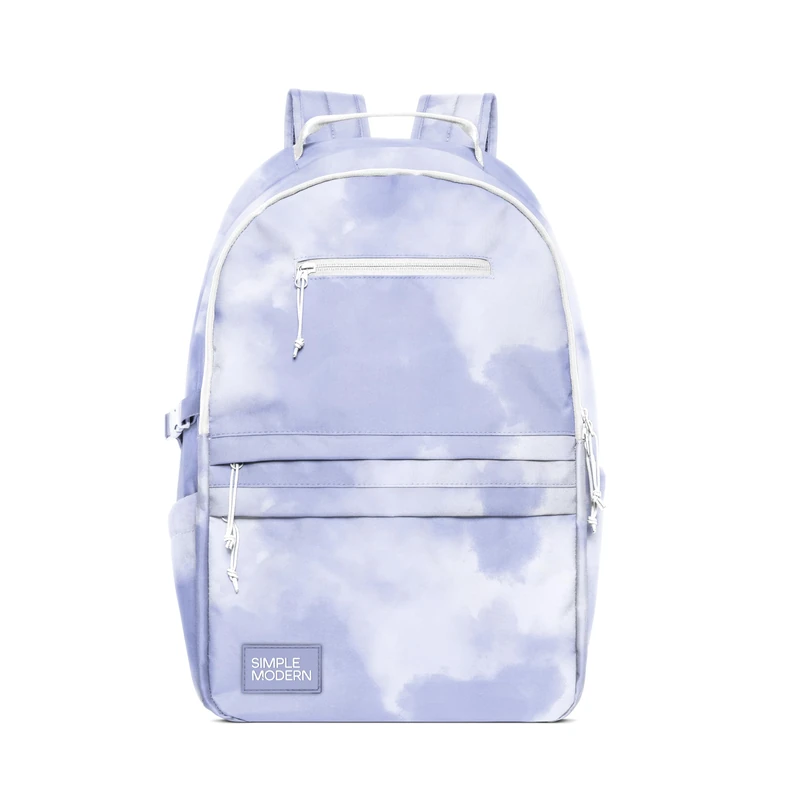Simple Modern Ellis Backpack for School | Large 25L Elementary Middle and High School Bookbag for Kids and Teens | Girls and Boys | Purple Tie Dye - Image 1