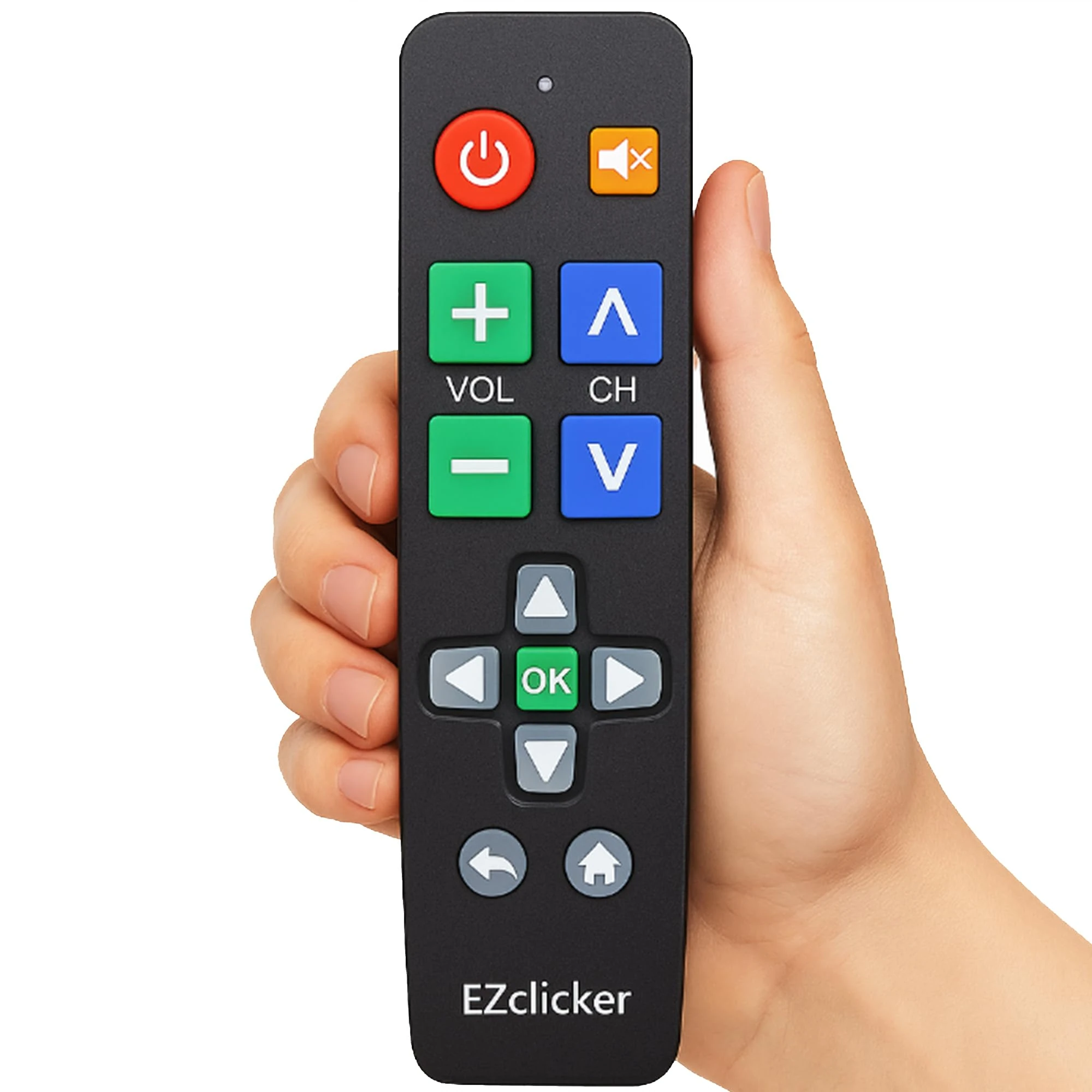 EZclicker LG TV Remote | Big Button TV Remote Control for All LG TV ONLY (Black) Simplified and Easy to Use (2xAAA Batteries not Included)