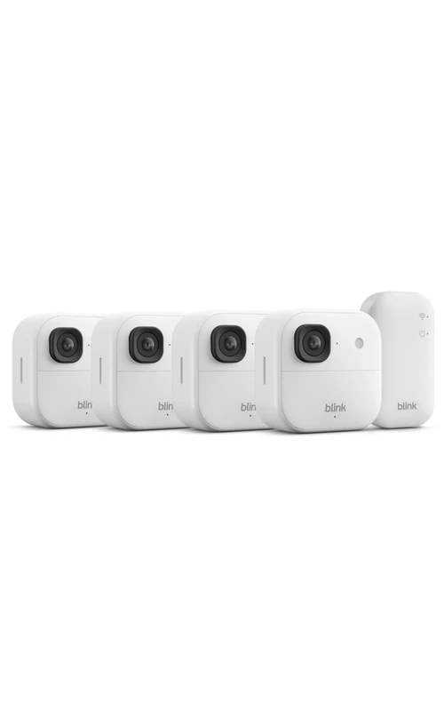 Blink Outdoor Camera 2K+ 4-Camera System with Sync Module
