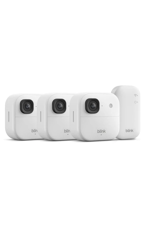 Blink Outdoor Camera 2K+ 3-Camera System - White