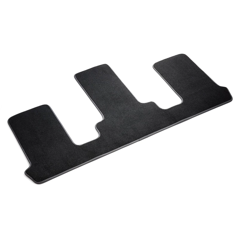 Volkswagen Premium Textile Mat, Velour, 3 Row Seats, Black and Grey, Compatible with VW ID.Buzz from 2023, Fitted - Image 1
