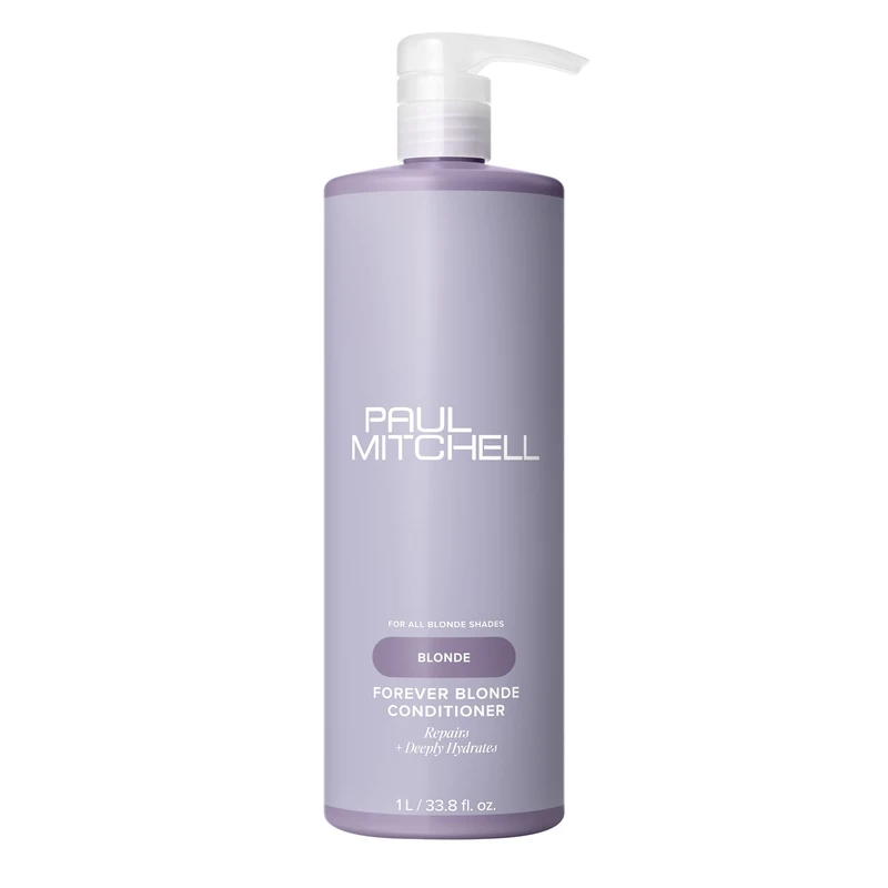 Paul Mitchell Forever Blonde Conditioner, Repairs + Deeply Moisturizes, Ideal for Bleached or Lightened Hair, 1 Litre - Image 1