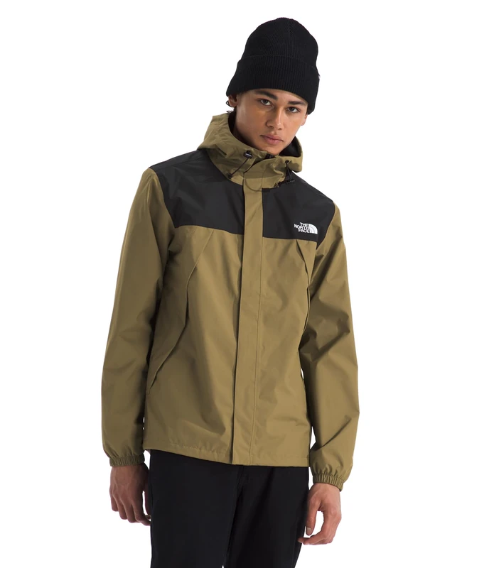 The North Face Men's Antora Jacket, Cedar/Tnf Black, M