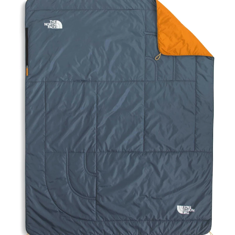 The North Face Unisex Wawona Blanket Granite Grey/Dust Orang One Size