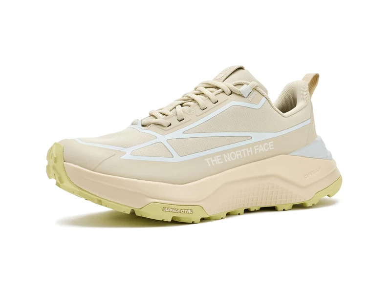 The North Face Women's W Fastpack Wp Hiking Shoes, Desert Stone/Lemon Mist, 5.5
