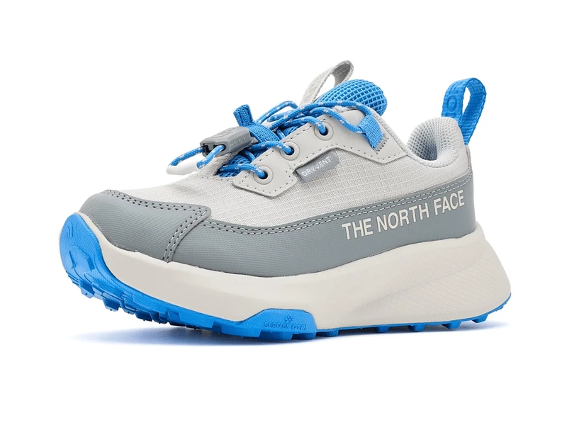 The North Face Kids Y Fastpack Ii Wp Hiking Shoes, Glacier Gray/Marina Blu, 4