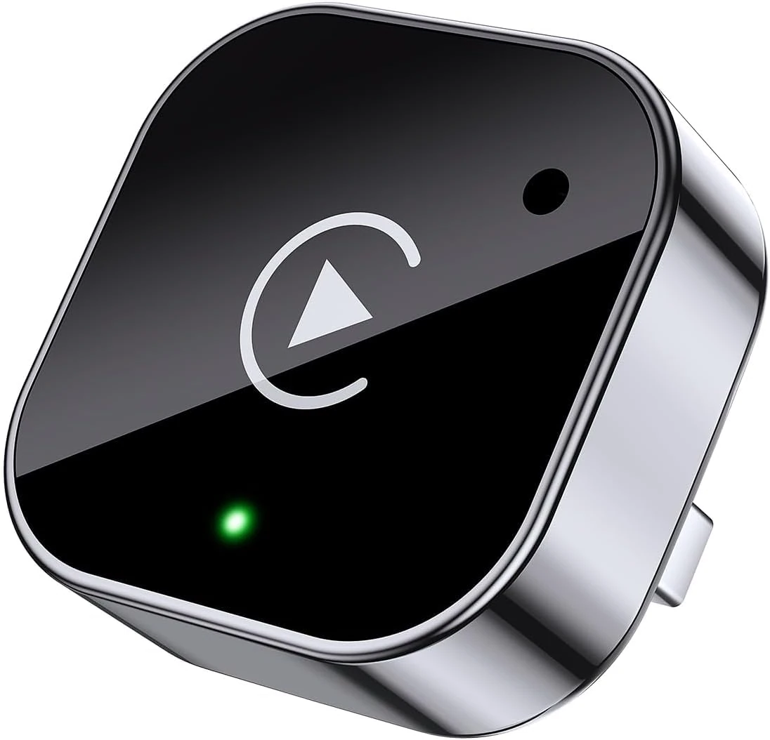 2025 Upgrade Wireless Carplay Adapter UK - 2-in-1 Plug and Play USB to Wireless Car Adapter for iPhone & Android, Seamless Bluetooth Connectivity, Auto Link Car Accessories