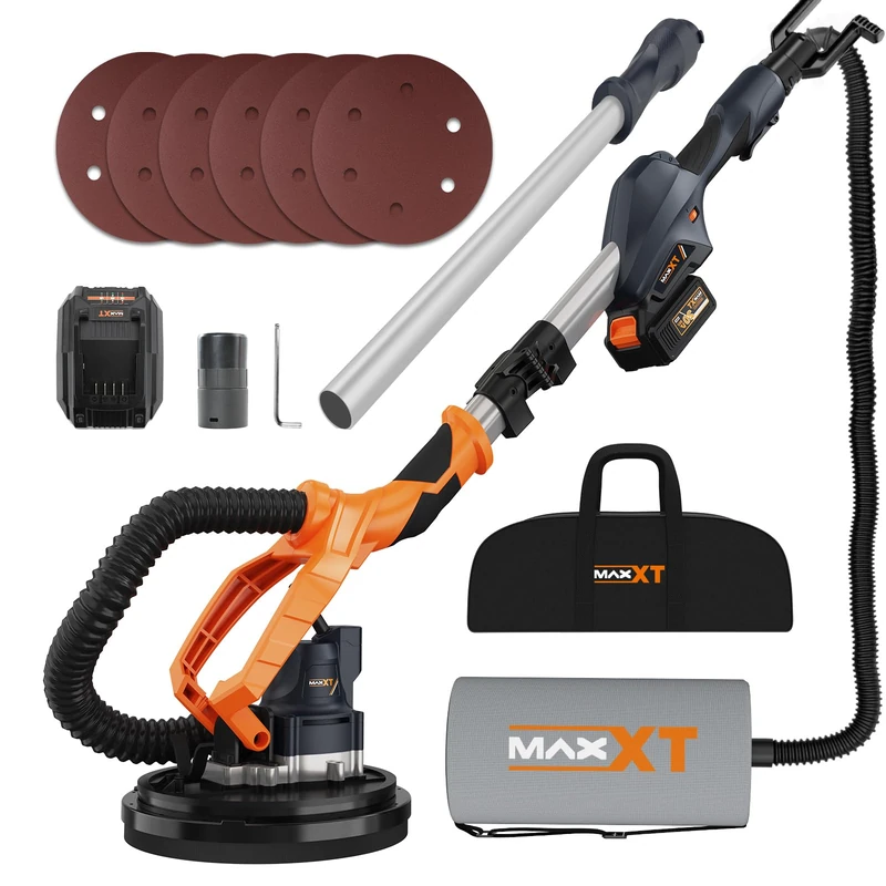MAXXT 20V Brushless Cordless Wall Sander - 225 mm Tray