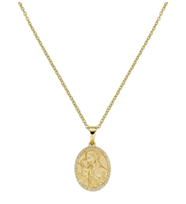 Amen, (P) Sacred, Colar Gold PVD 40 + 5 + 5 cm, Prata 925 (3.74 g), SAGRADO