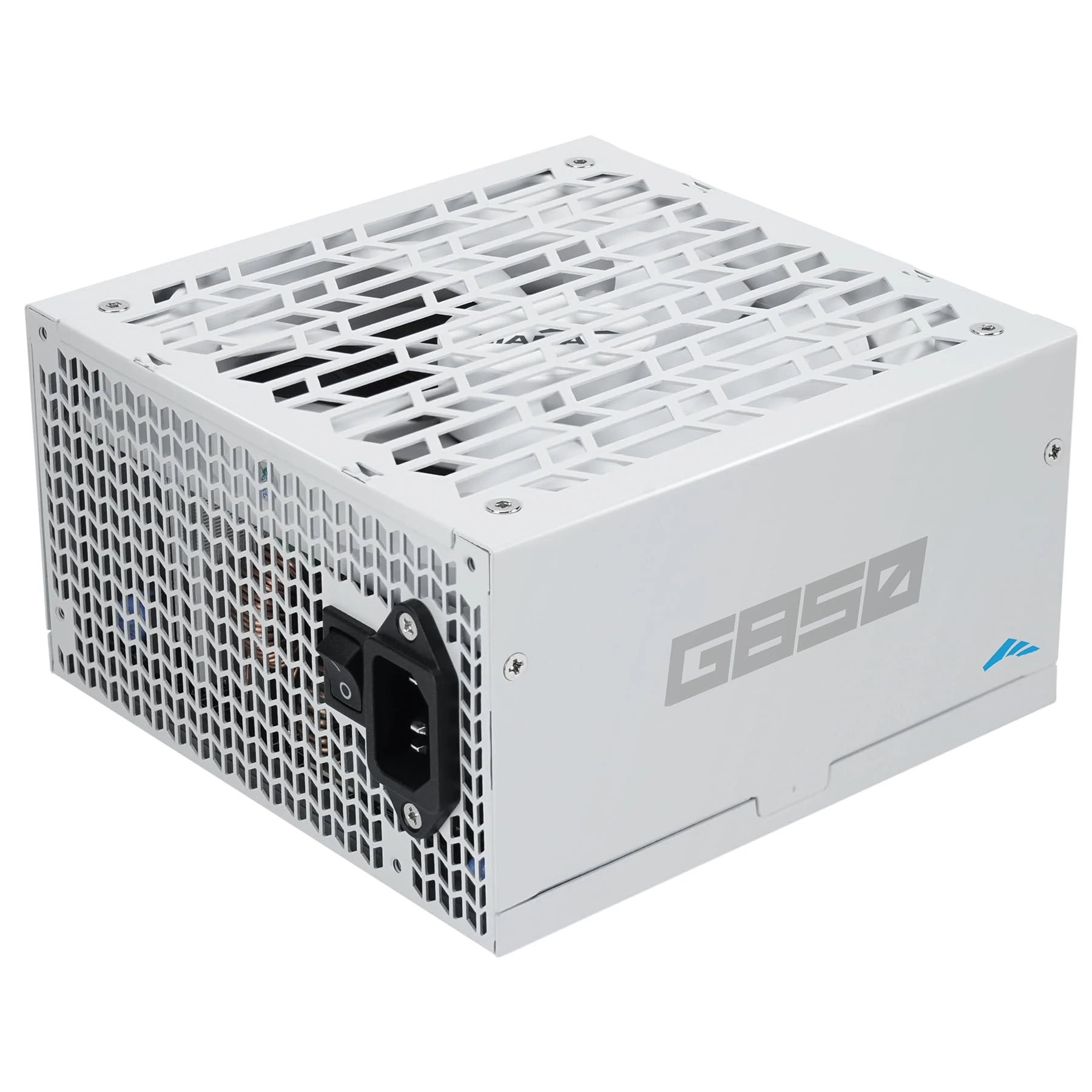 SAMA G850 Power Supply - 850W Fully Modular 80 Plus Gold Certified ATX 3.1 & PCIE 5.1 Compliant Japanese Capacitors 150mm FDB Fan Supports RTX 50/40 Series GPUs - White