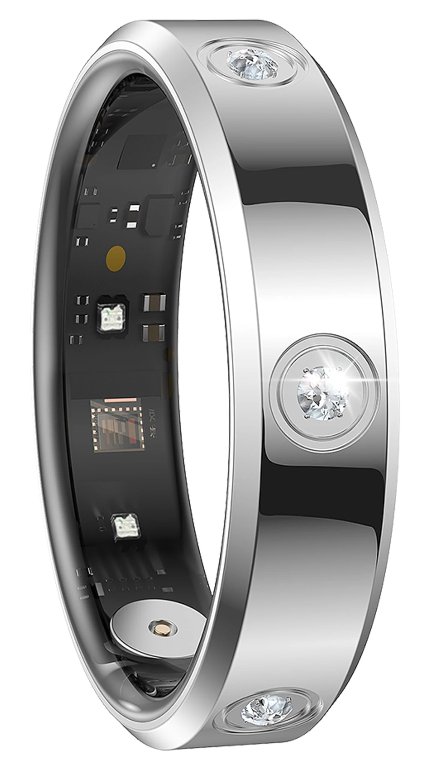 Smart Ring Ultra Narrow Fitness Rings Heart Rate Monitor Sleep Tracker Blood Oxygen Health Tracker Step Counter Calories Pedometer Waterproof Remote Camera Smart Rings for Women Ladies Men