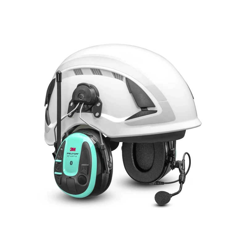3M PELTOR WS ALERT XP+ FM Radio Headset, RDS, App Support, Helmet Attached, MultiPoint Bluetooth, OTA, MRX21P3E2WS7