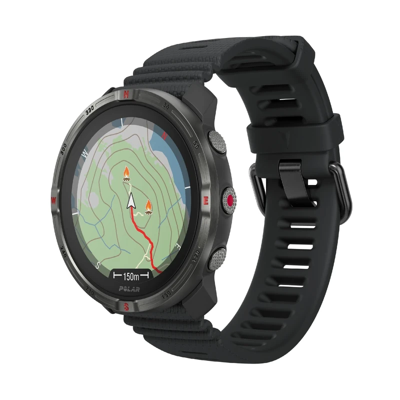 Polar Grit X2 Outdoor Multisport GPS Watch – AMOLED Display, Offline Maps, Dual-Frequency GPS, Wrist ECG, Elixir Biosensing, TrainingPeaks, SpO2, Up to 7-Day Battery Life