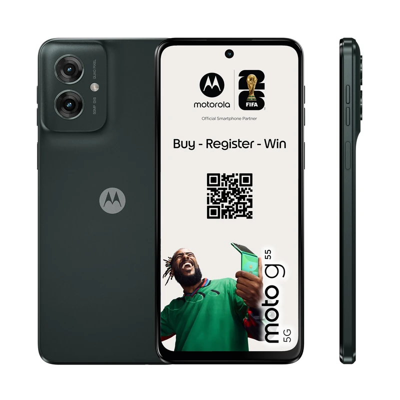 Moto G55 Forest Grey 8+256GB with Co2 offset - Image 1