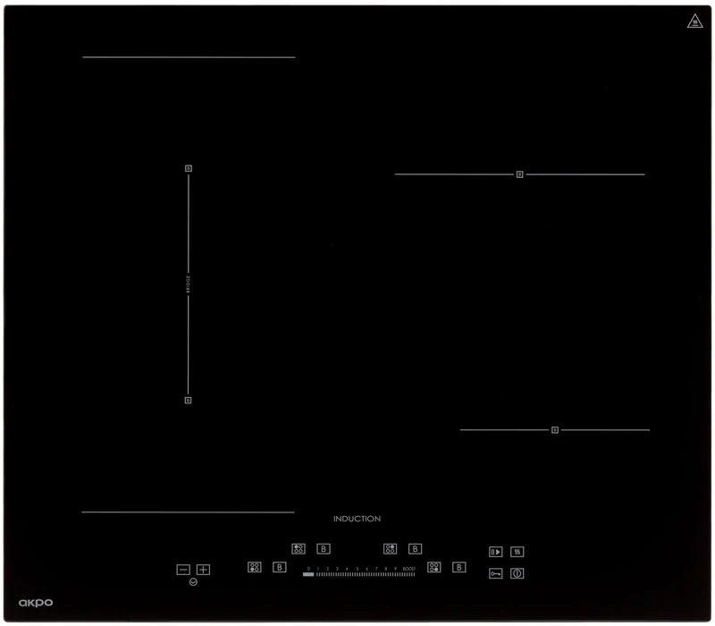 Akpo PIA 6800, Induction hob, Black