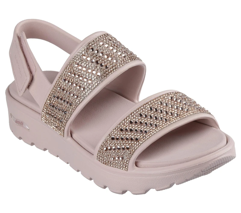 Skechers Foamies: Arch Fit Footsteps - Enchant Womens Slingback Sandals, Rose, 6