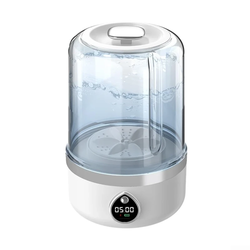 Sumsoctober Portable Mini Washing Machine | Cordless Rechargeable Mini Washer For Underwear | Lightweight For Apartment, Dorm, Hotel, Travel & Camping