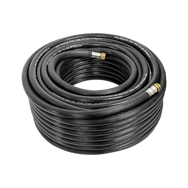 Bricoferr BFG8530A Hose for Sprayer 30 m, Black/White