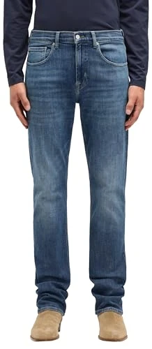 7 For All Mankind Men's Straight Estate Jeans, Dark Blue, 28 W, 28W