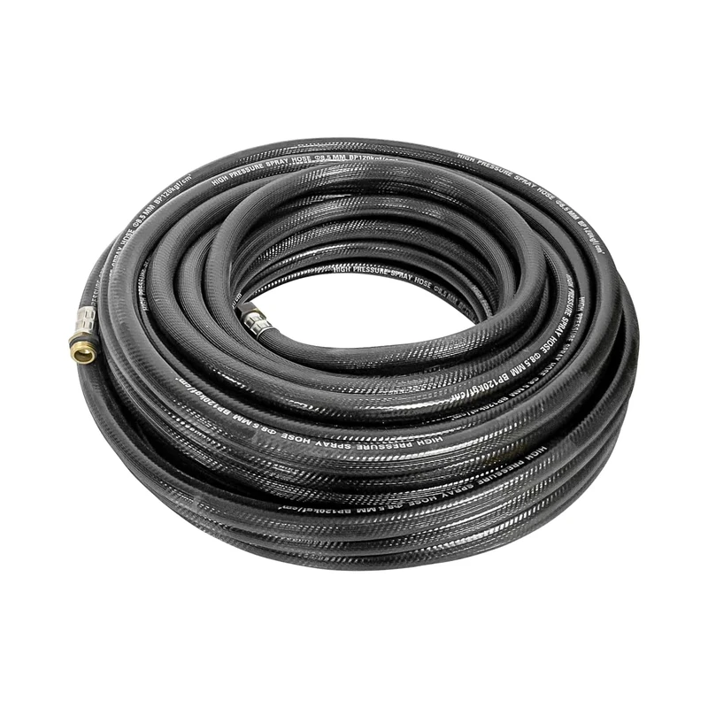 Bricoferr BFG8520A Hose for Sprayer 20 m, Black/White