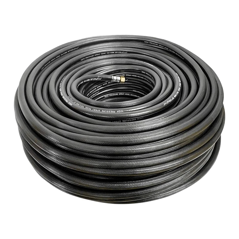 Bricoferr BFG85100A Hose for Sprayer 100 m, Black/White