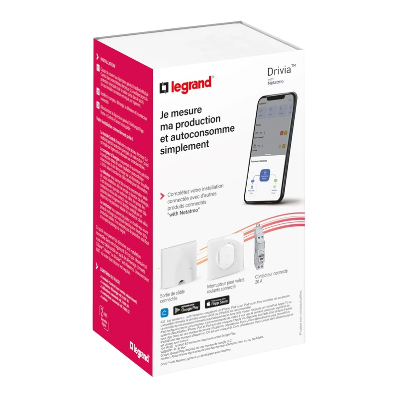 LEGRAND | DIY Pack Energy Production Management With Netatmo, Measuring And Controlling Solar Production, Real-Time Monitoring Of Consumption, Creating Scenarios To Optimize Energy