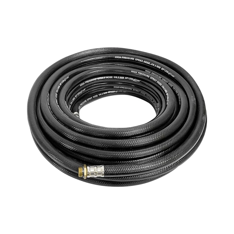 Bricoferr BFG8515A Hose for Sprayer 15 m, Black/White
