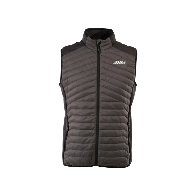 Ande Men's Cristallo Technical Hybrid Vest | Outdoor | Mountain, Anthracite/Black, XL