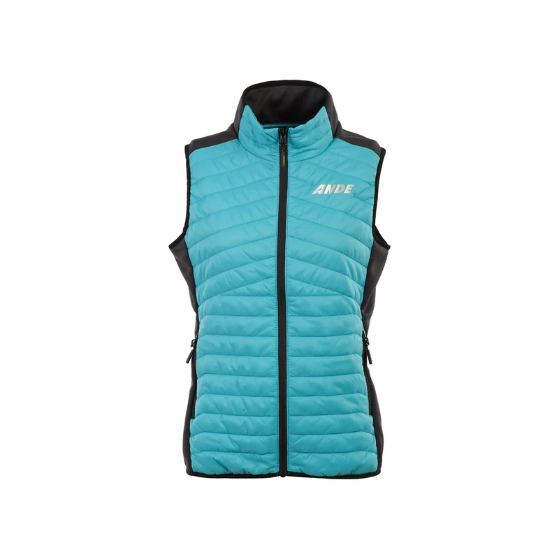 Ande Women's Cristallo Lady Technical Hybrid Vest | Outdoor | Mountain, VDE Water/Black, L