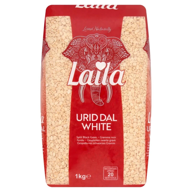 Laila Urid Dal White, 1Kg (Pack of 1)