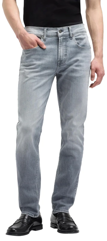 7 For All Mankind Men's Slimmy Tapered Urban Jeans, Grey, 28 W, Gray, 28W