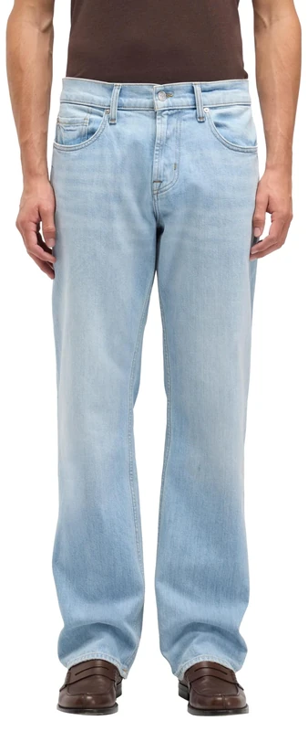 7 For All Mankind Men's Austyn Crystal Jeans, Light Blue, 30W, 30 W