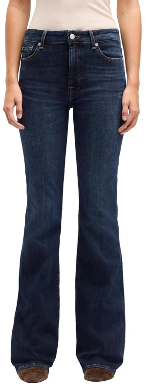 7 For All Mankind Women's The Leggy Bootcut Midnight Fade Jeans, Dark Blue, 49 De
