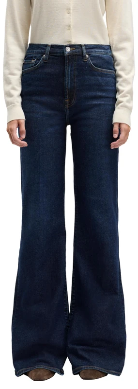 7 For All Mankind Women's Modern Dojo Bluecrest Jeans, Dark Blue, 23W