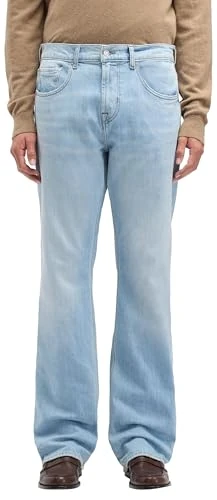 7 For All Mankind Men's Bootcut Crystal Jeans, Light Blue, 28, 28W