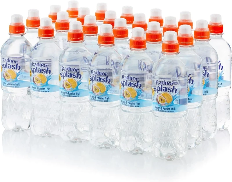 Orange & Passion Fruit Sugar-Free Flavoured Spring Water – 24 x 500ml – Low-Calorie