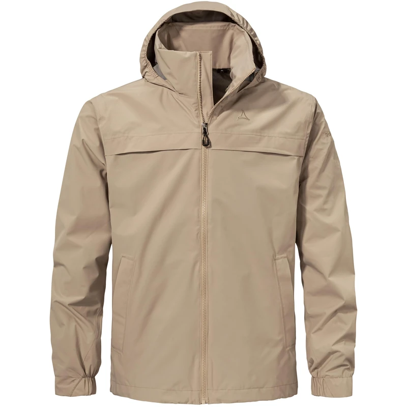 Schöffel Bohorok MNS Men's Jacket Style Waterproof Breathable Outdoor Jacket Elegant Functional Jacket with Hood and Tiered Hem