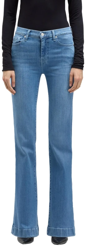 7 For All Mankind Women's Dojo Iceflow Jeans, Light Blue, 31 W