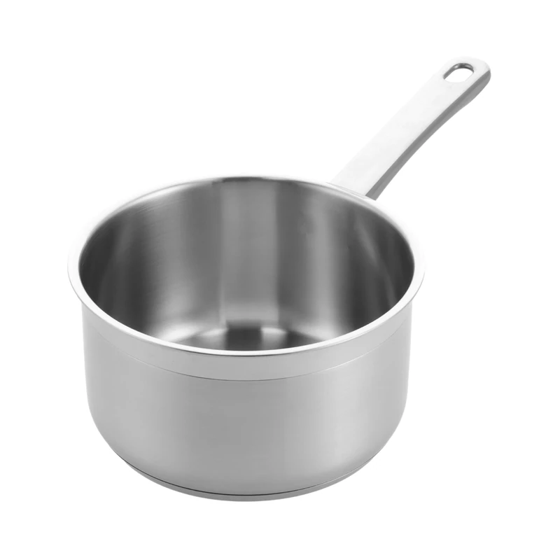 BK Vision 18/10 Stainless Steel Diameter 16 cm / 1.5 L Cooking Pot, Suitable for Induction Cookers, Oven Safe up to 220 °C, Dishwasher Safe, Highly Polished, Silver