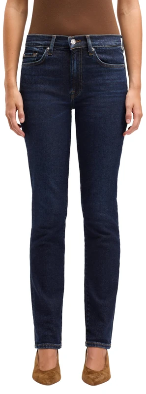 7 For All Mankind Women's Roxanne Bluecrest Jeans, Dark Blue, 49 De, 23W