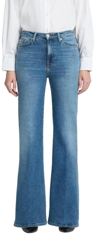 7 For All Mankind Women's Modern Dojo Oceanstone Jeans - 25W