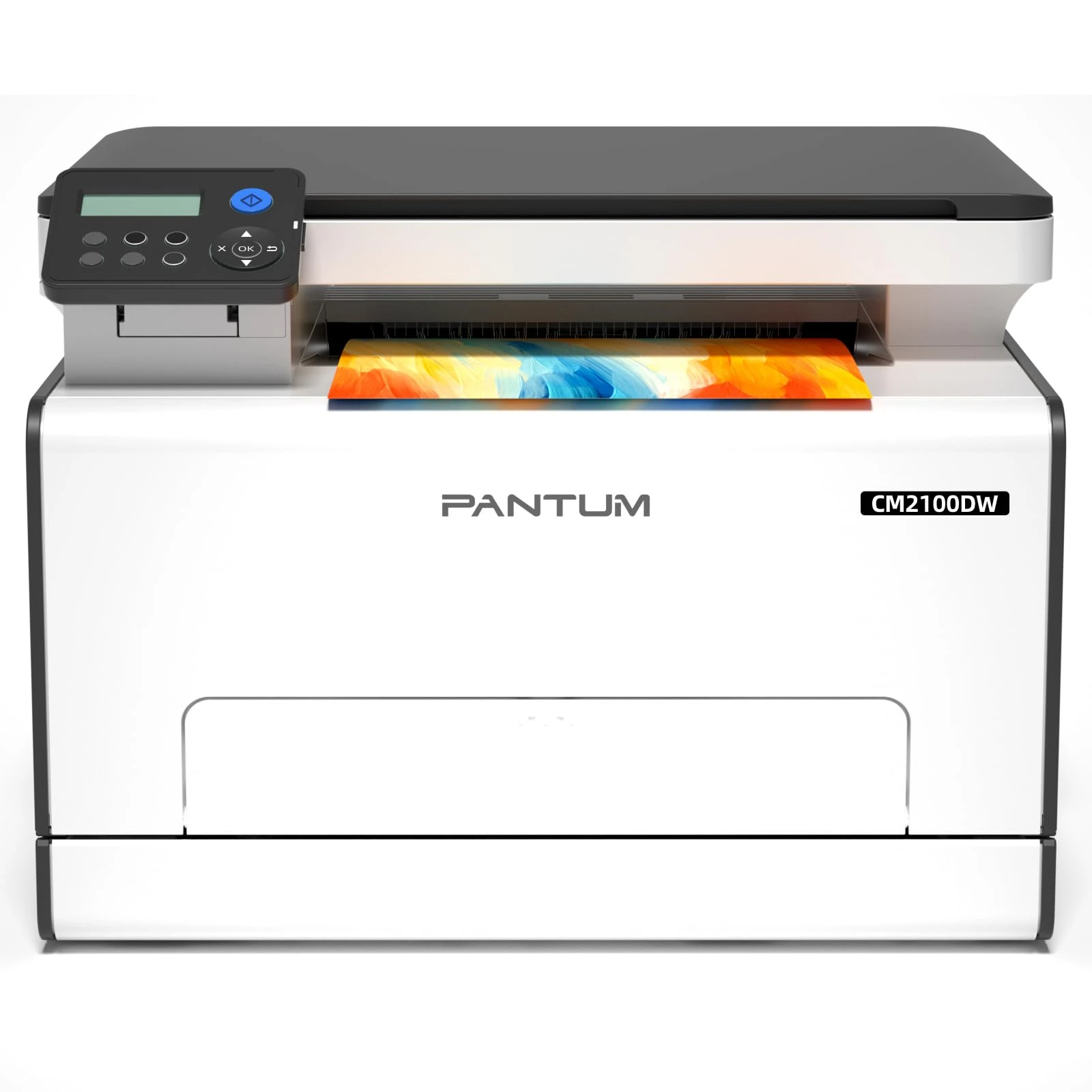 PANTUM Colour CM2100DW WIFI Laser Printer, Multifunction Printers for Printing, Copying and Scanning, Automatic Duplex Printing, WIFI WLAN NET USB, 20ppm, for Home and Office Use
