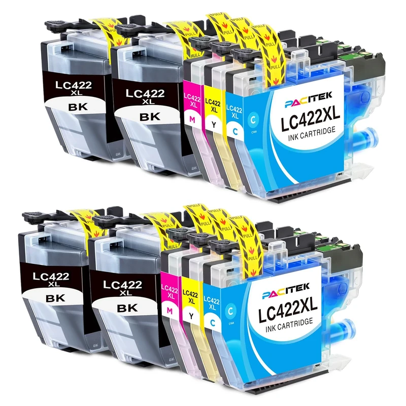 10 Pack LC422XL Ink Cartridges Multipack Replacement for Brother LC422XL LC422 LC-422XL VAL Compatible for Brother MFC-J5340DW MFC-J5345DW MFC-J5740DW MFC-J6540DW MFC-J6940DW